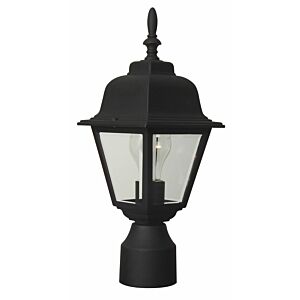 Craftmade Coach Lights 16" Outdoor Post Light in Textured Matte Black