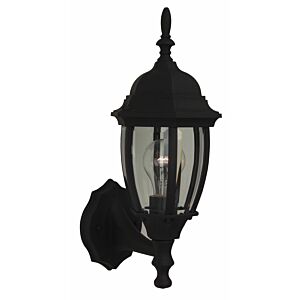 Craftmade Bent Glass 16" Outdoor Wall Light in Textured Matte Black