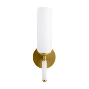 Norwalk 1-Light Wall Sconce in Opal