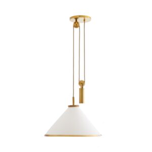 Norfolk 1-Light Pendant in White