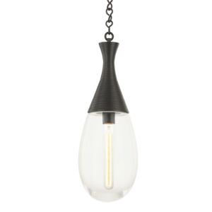 Southold 1-Light Pendant in Black Brass