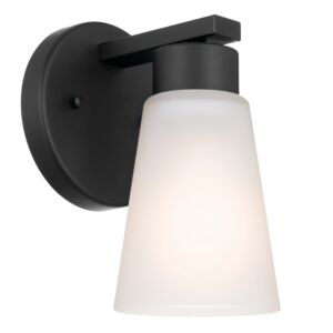 Stamos 1-Light Wall Sconce in Black