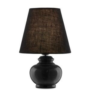 Piccolo 1-Light Table Lamp in Black