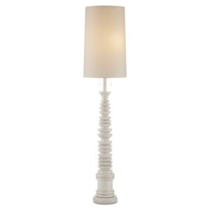 Phyllis Morris 2-Light Floor Lamp in Whitewash