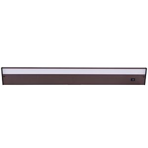 Undercabinet Light Bars 1-Light LED Under Cabinet Light Bar in Bronze