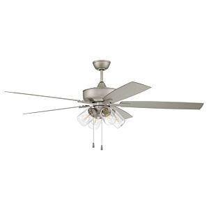 Craftmade Outdoor Super Pro 4-Light Indoor Ceiling Fan in Painted Nickel