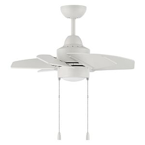 Craftmade Propel II Outdoor Ceiling Fan in White