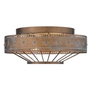 Ferris CP 2-Light Flush Mount in Copper Patina