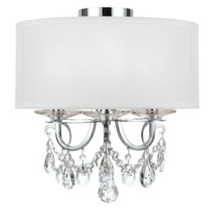 Othello 3-Light Semi-Flush Mount in Polished Chrome