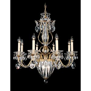 Bagatelle 8-Light Chandelier in Antique Silver