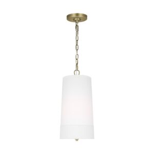 Ivie 1-Light Pendant in Time Worn Brass