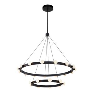 Rezz LED Chandelier in Black