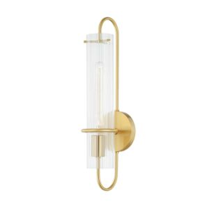 Beck 1-Light Wall Sconce in Aged Brass