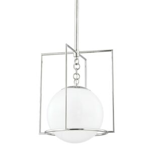 Frankie 1-Light Pendant in Polished Nickel