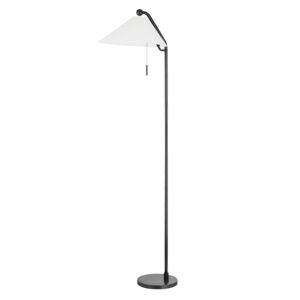 Aisa 1-Light Floor Lamp in Old Bronze