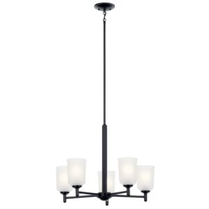 Shailene 5-Light Chandelier in Black