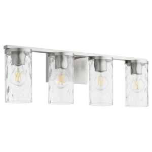 Steinway 4-Light Bathroom Vanity Light in Satin Nickel