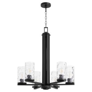 Steinway 6-Light Chandelier in Matte Black