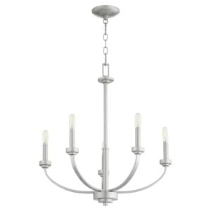 Reyes 5-Light Chandelier in Classic Nickel