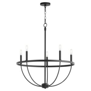 Tribute 5-Light Chandelier in Matte Black