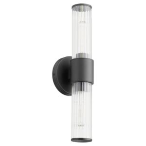 Fuze 2-Light Wall Mount in Textured Black