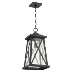 Artesno 1-Light Pendant in Textured Black