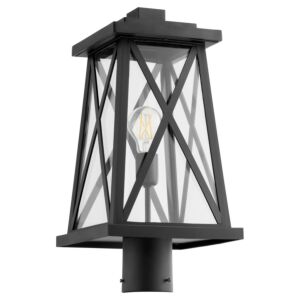 Artesno 1-Light Post Mount in Textured Black