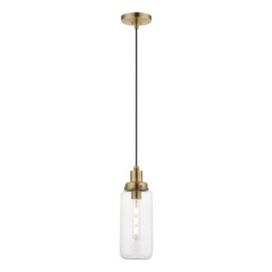 Oakhurst 1-Light Mini Pendant in Antique Brass