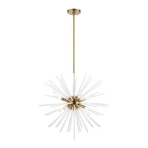 Uptown 8-Light Chandelier in Antique Brass