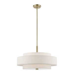 Monroe 5-Light Chandelier in Antique Brass