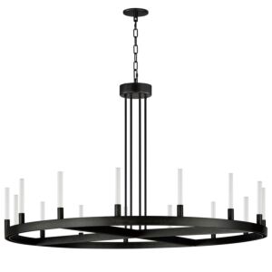 Ovation 15-Light LED Chandelier in Black