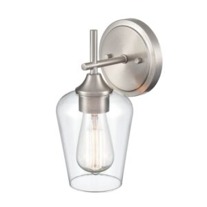 Ashford 1-Light Wall Sconce in Brushed Nickel