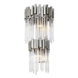 Matrix 2-Light Wall Sconce in Rainy Night