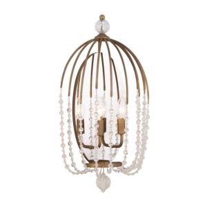 Voliere 2-Light Wall Sconce in Havana Gold