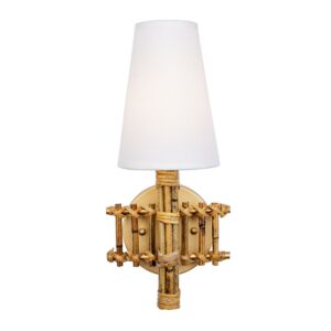 Nevis 1-Light Wall Sconce in French Gold