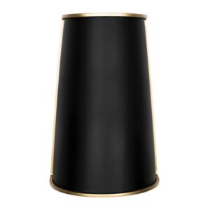 Coco 2-Light Wall Sconce in Matte Black with French Gold