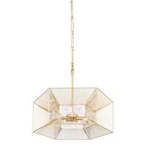 Arcade 6-Light Pendant in French Gold