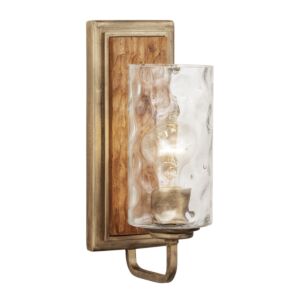 Hammer Time 1-Light Wall Sconce in Havana Gold with Cinnamon