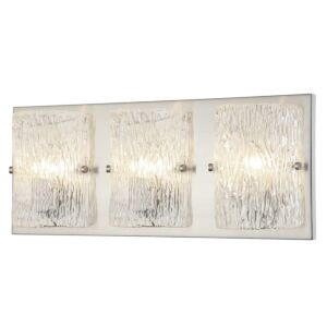 Morgan 3-Light Bathroom Vanity Light in Brushed Nickel