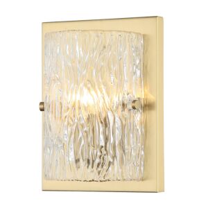 Morgan 1-Light Wall Sconce in Satin Brass