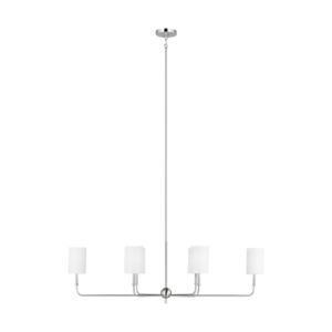 Foxdale 6-Light Chandelier in Brushed Nickel