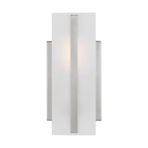 Dex 1-Light Bathroom Vanity Light in Brushed Nickel