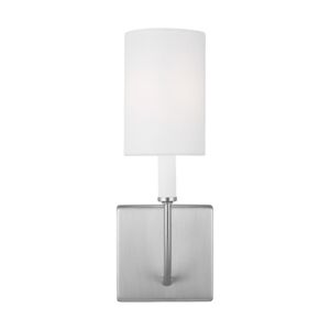 Greenwich 1-Light Bathroom Vanity Light in Brushed Nickel