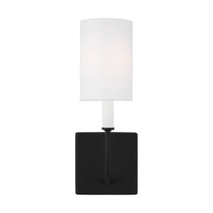 Greenwich 1-Light LED Bathroom Vanity Light Wall Sconce in Midnight Black