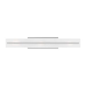 Dex 3-Light LED Bathroom Vanity Light Wall Sconce in Chrome