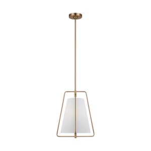 Allis 1-Light Pendant in Satin Brass