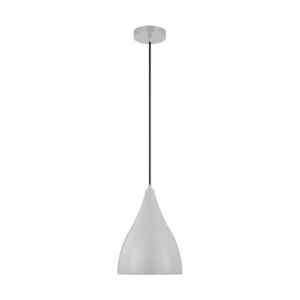 Oden 1-Light LED Pendant in Matte Grey