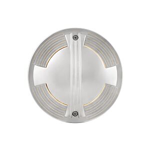 Flare LED Well Light in Stainless Steel