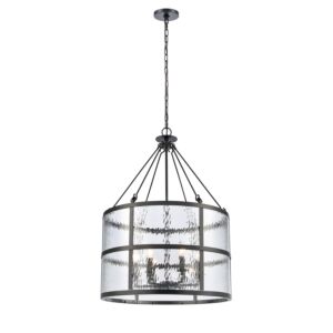 Solace 6-Light Pendant in Matte Black