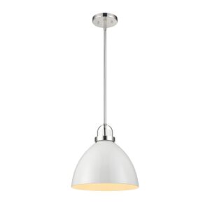 Somerville 1-Light Pendant in Gloss White